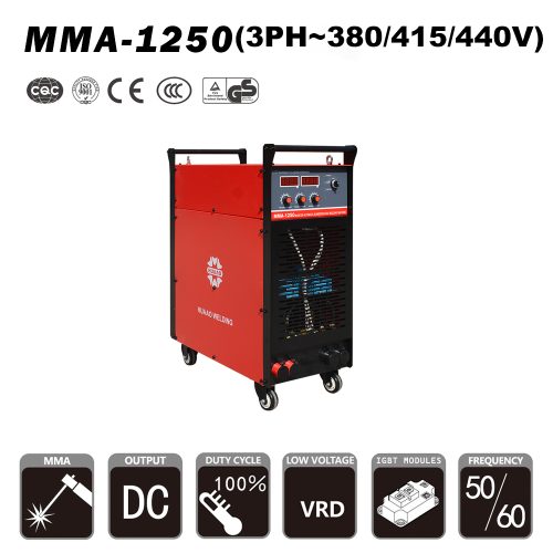 MMA 1250 – High Power Dual IGBT Module  Industrial Welding Machine 3Ph~380/415/440V