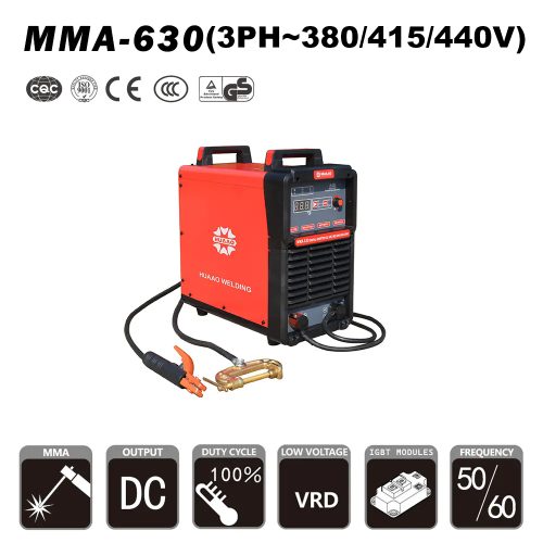 MMA 630 - High Power Dual IGBT Modular  Industrial Welding Machine3Ph~380/415/440V